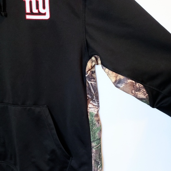RARE New York Giants Camouflage Detailed Hoodie - Picture 3 of 4